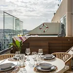 Rop Penthouse & Rof By Homega, Terrace, Private Pool & Valletta Views Appartement