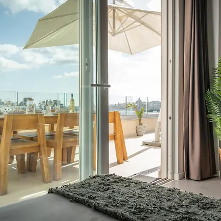 2br Luxury Penthouse And Apartment, Each With A Terrace, Private Pool And Valletta Views *