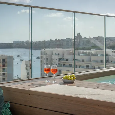 2br Luxury Penthouse And Apartment, Each With A Terrace, Private Pool And Valletta Views *