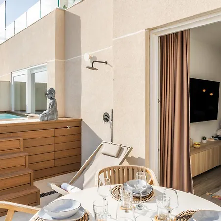 2br Luxury Penthouse And Apartment, Each With A Terrace, Private Pool And Valletta Views * 斯利马
