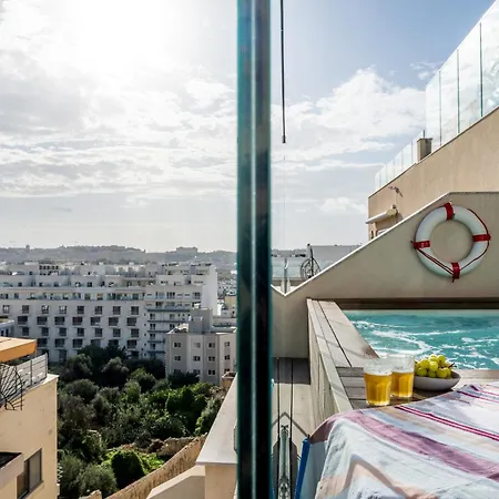 Rop Penthouse & Rof By Homega, Terrace, Private Pool & Valletta Views *